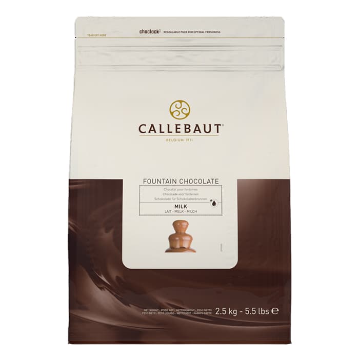 Шоколад молочный Callebaut Milk для фонтанов 37,8% (2,5 кг)