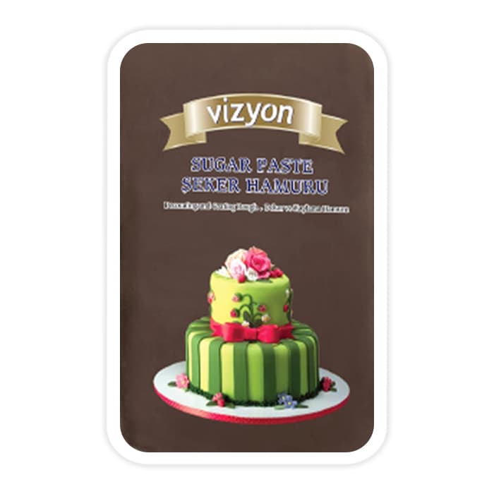 Сахарная мастика Vizyon «Визьен» коричневая 1 кг