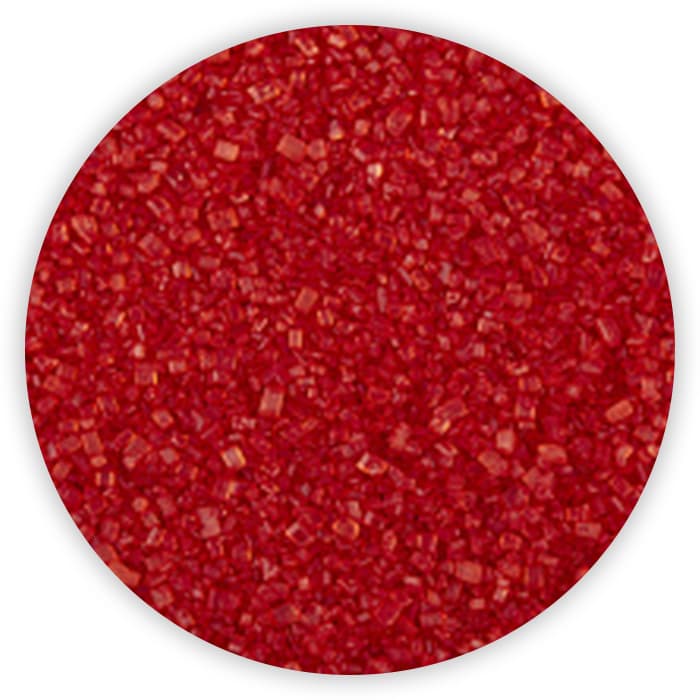 Кондитерский цветной сахар красный, 150 г
