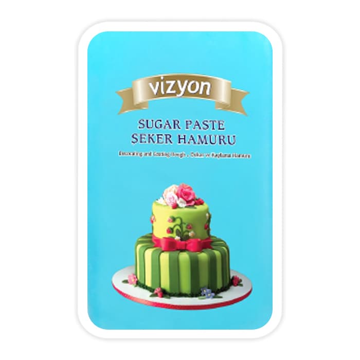 Сахарная мастика Vizyon «Визьен» голубая 500 г