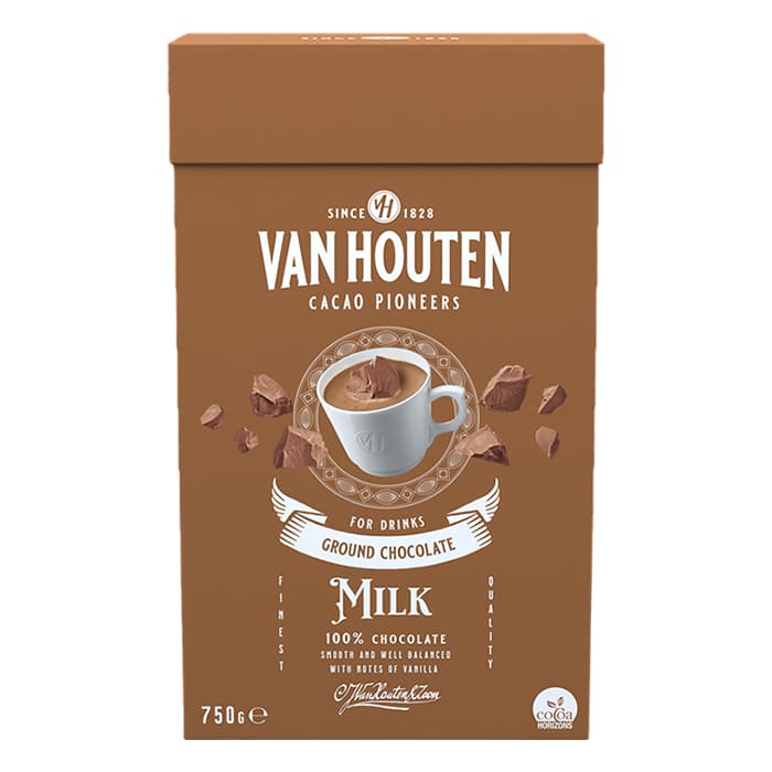 Шоколадный напиток Van Houten Ground Milk 750 г