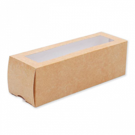 Коробка для макарун крафт 5.5 х 18 х 5.5 см