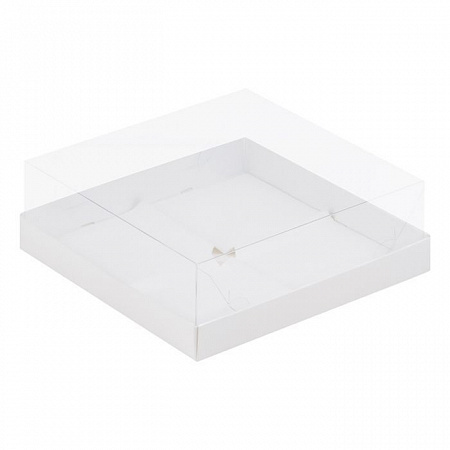 Коробка для муссовых пирожных 4 ячейки Белая №А43