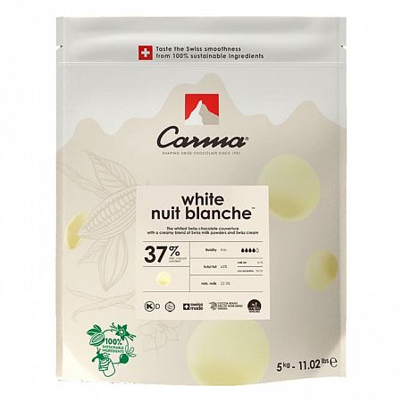 Шоколад белый Carma Nuit Blanche 37% (5 кг)