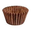 Форма для выпечки «Капкейк» коричневая, 5 х 3,5 см, 25 шт