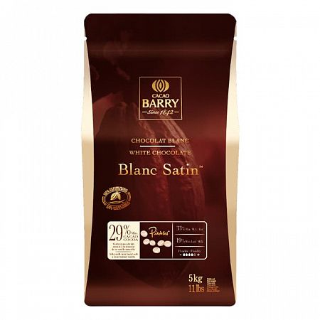 Шоколад белый Cacao Barry Blanc Satin 29% (5 кг)