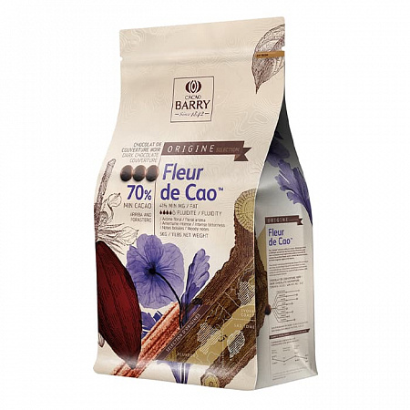 Шоколад темный Cacao Barry Fleur de Cao 70% (5 кг)