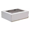Коробка для торта 300x400x120мм Белая с окном №6