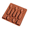 Форма для шоколада «Ложки большие» 17x1,2 см, 5 ячеек