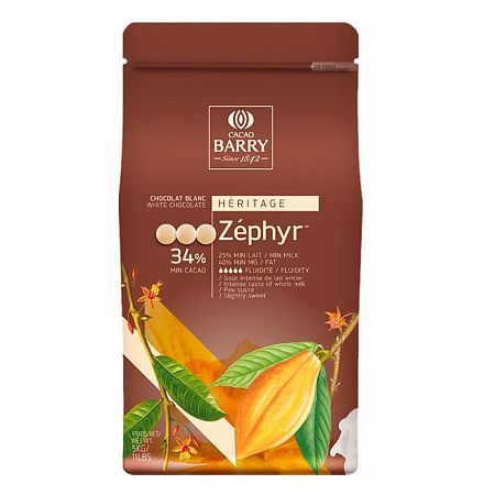 Шоколад белый Cacao Barry Zephyr 34% (5 кг)