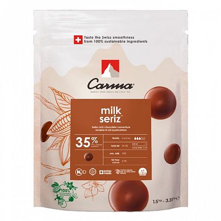 Шоколад молочный Carma Seriz 35% (1,5 кг)