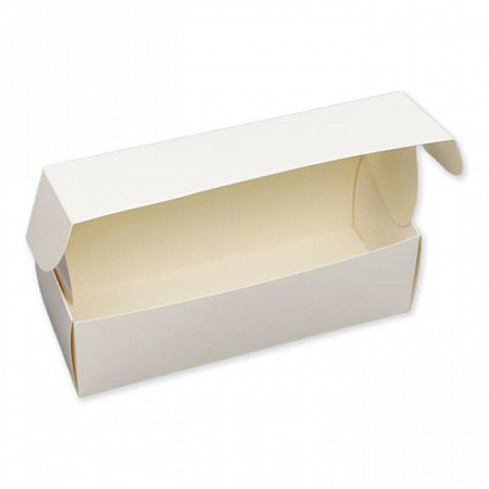 Коробка с окном белая, 26 х 10 х 8 см
