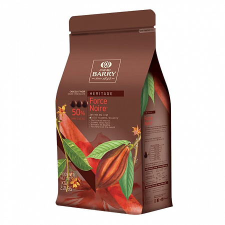 Шоколад темный Cacao Barry Force Noire 50% (1 кг)