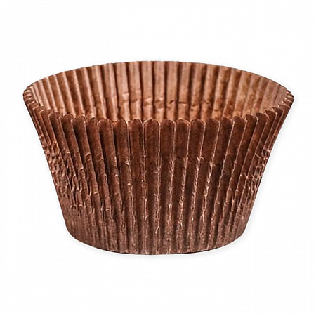 Форма для выпечки «Капкейк» коричневая, 5,5 х 4,3 см, 25 шт