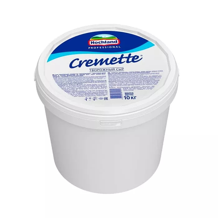 Сыр креметте Hochland «Cremette Professional» творожный 10 кг