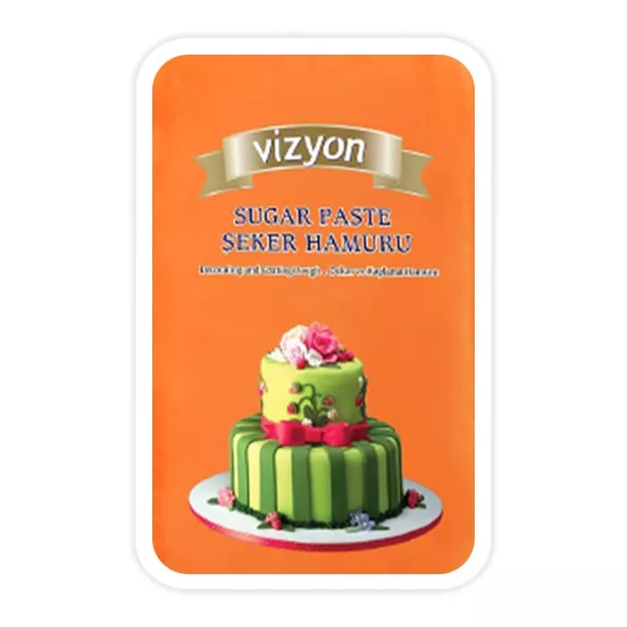 Сахарная мастика Vizyon «Визьен» оранжевая 1 кг