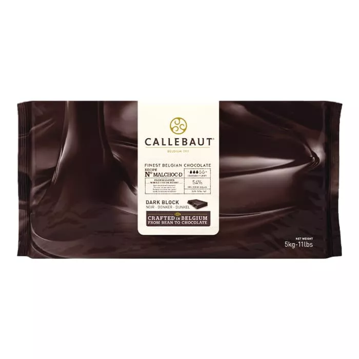 Шоколад тёмный Callebaut Malchoc-D без сахара 57,6% (5 кг)