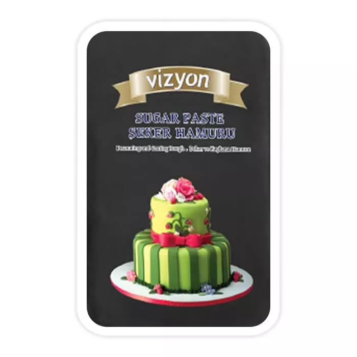 Сахарная мастика Vizyon «Визьен» черная 1 кг
