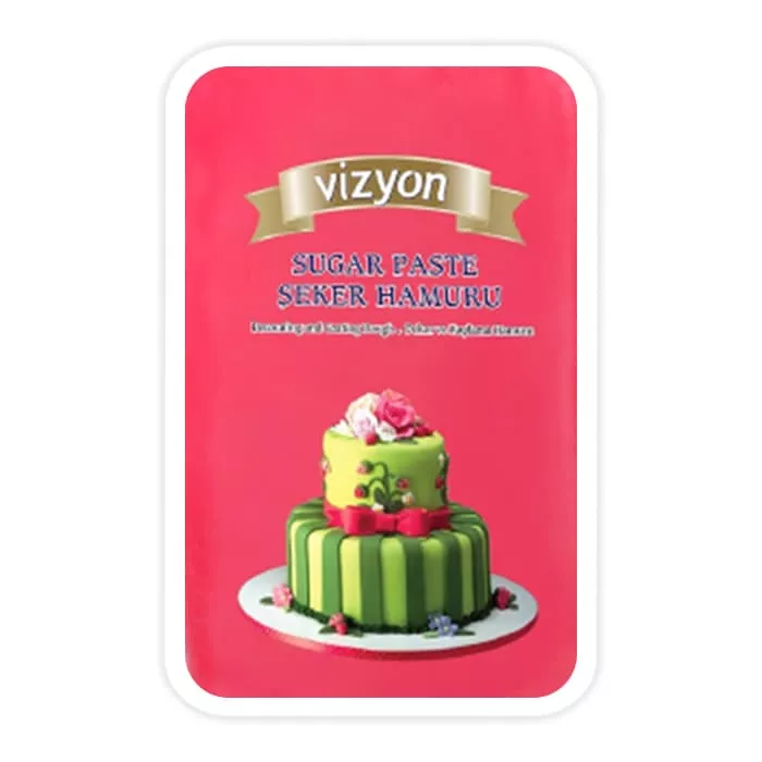 Сахарная мастика Vizyon «Визьен» красная 500 г
