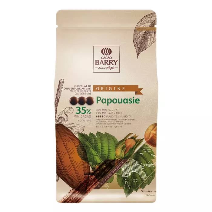 Шоколад молочный Cacao Barry Papouasie 35% (1 кг)