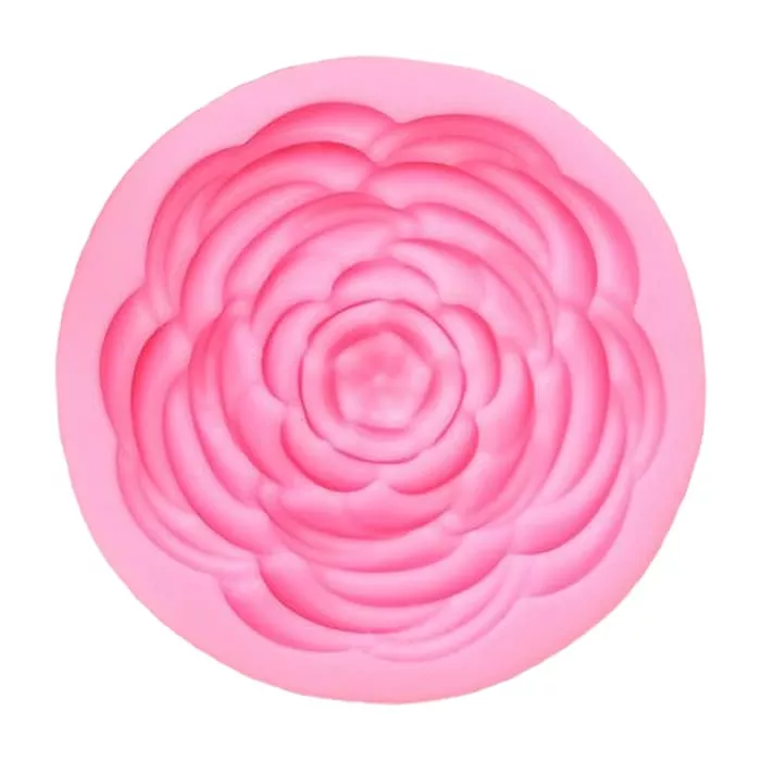Молд силиконовый «Прекрасная роза» 5,7х5,7 см, цвет МИКС