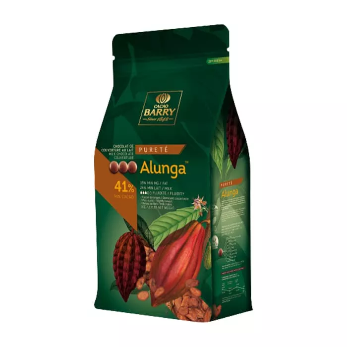 Шоколад молочный Cacao Barry Alunga 41% (1 кг)