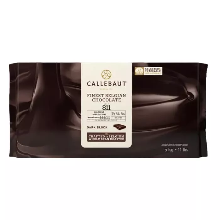 Шоколад темный Callebaut 811 54,5% (5 кг)