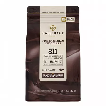 Шоколад темный Callebaut 811 54,5% (1 кг)