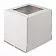 Коробка для торта 420x420x450мм Белая с окном №1, 10шт