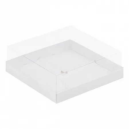 Коробка для муссовых пирожных 4 ячейки Белая №А43