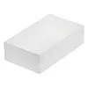 Коробка для зефира 250x150x70 мм Белая с прозрачной крышкой №81