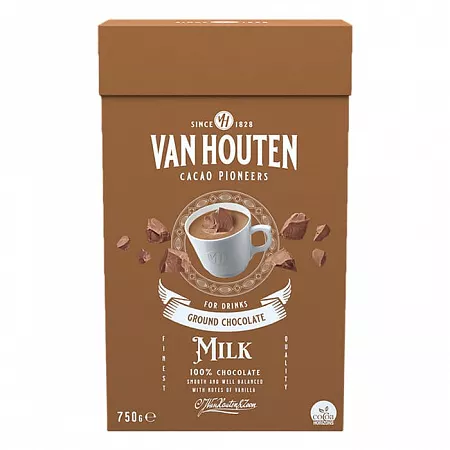 Шоколадный напиток Van Houten Ground Milk 750 г