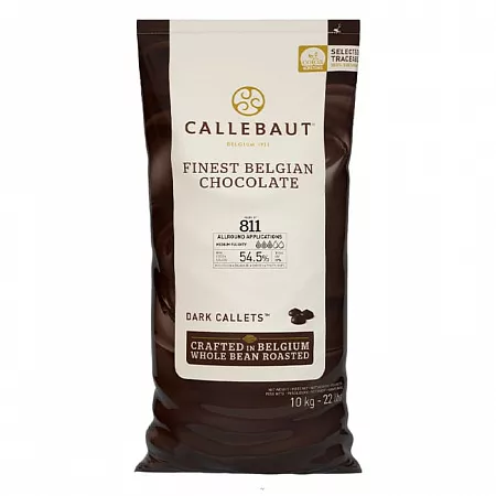 Шоколад темный Callebaut 811 54,5% (10 кг)