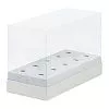 Коробка для кейк-попсов Белая с прозрачным окном №120