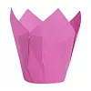 Форма для выпечки «Тюльпан» темно-розовый, 5 х 8 см, 50 шт