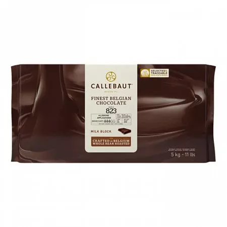 Шоколад молочный Callebaut 823 33,6% (5 кг)