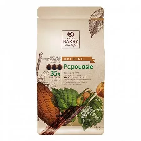 Шоколад молочный Cacao Barry Papouasie 35% (1 кг)