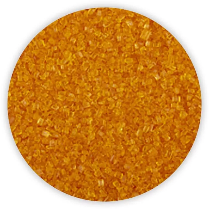 Кондитерский цветной сахар желтый, 150 г