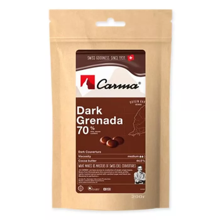 Шоколад горький Carma Dark Grenada 70% (200 г)